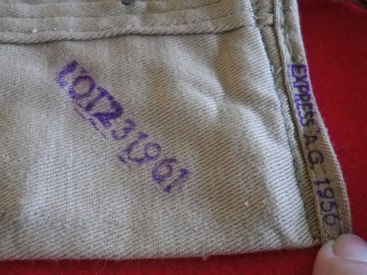 RHODESIAN ARMY - 2 X BANDOLIERS FOR AMMO CLIPS, 1 FROM FEDERATION PERIOD, USED BUSH WAR  (8968)