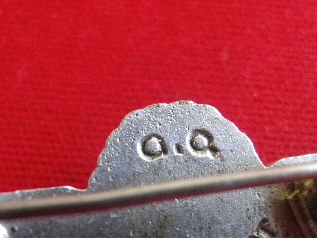 GQ SILVER PLATED PARA QUALIFICATION WINGS - FOUND IN RHODESIAN LOT - READ BELOW - L 38mm (5029)