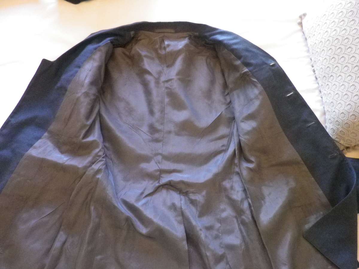 RHODESIAN AIR FORCE - FLIGHT SERGEANTS NO1  BLUE TUNIC + TROUSERS + GLOVES - GOOD CONDITION (8692)