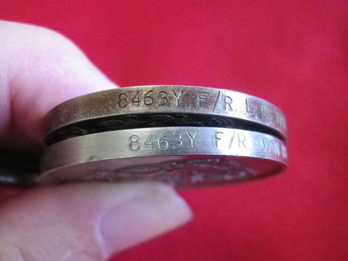 RHODESIA - PAIR FULL SIZE RhGSM + PRLSM TO 8463Y F/R VAN DER MERWE L.C. - UNRESEARCHED - (137)