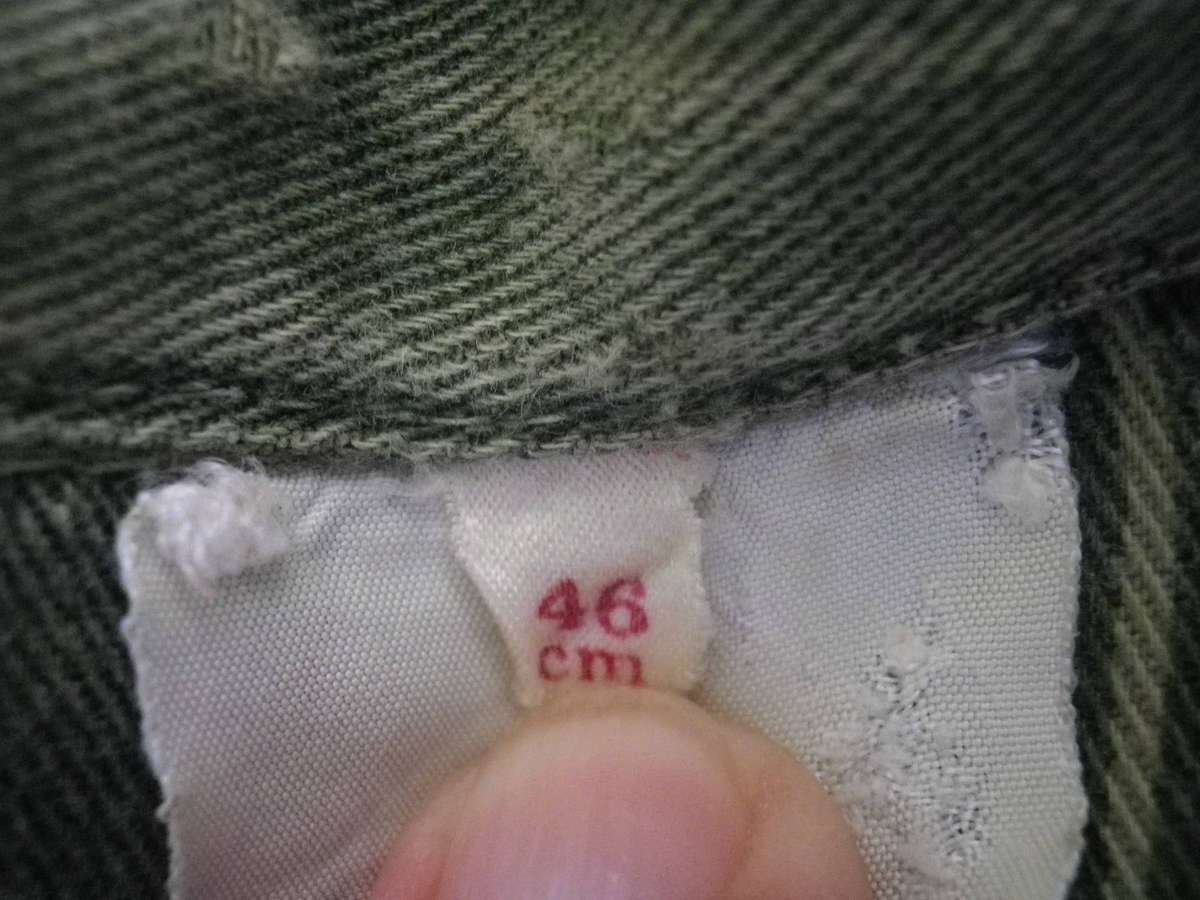 RHODESIAN ARMY L/CPL.  LONG SLEEVE CAMMO SHIRT - TAILORED -  MADE STATESMAN- SIZE 46   (254)