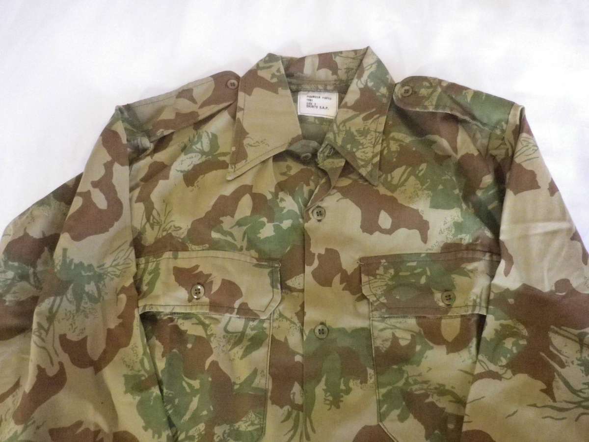 SAP 2ND PATT 2 X  CAMMO LS SHIRTS MADE MARBURG & VEKA - SIZE SMALL -  SIZES BELOW    (446)