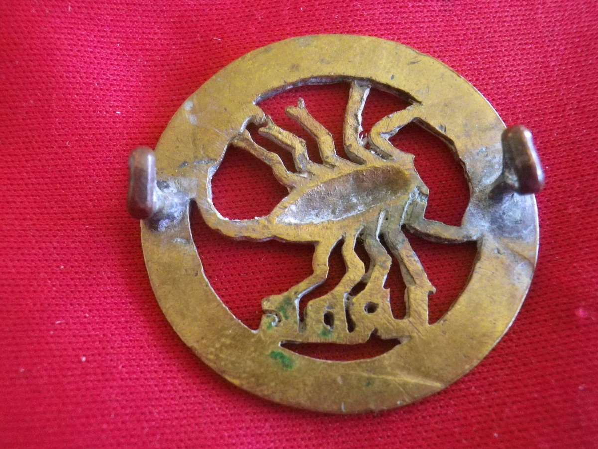 WW2 LONG RANGE DESERT GROUP (LRDG) BERET BADGE AS WORN BY A RHODESIAN - READ BELOW (5038)