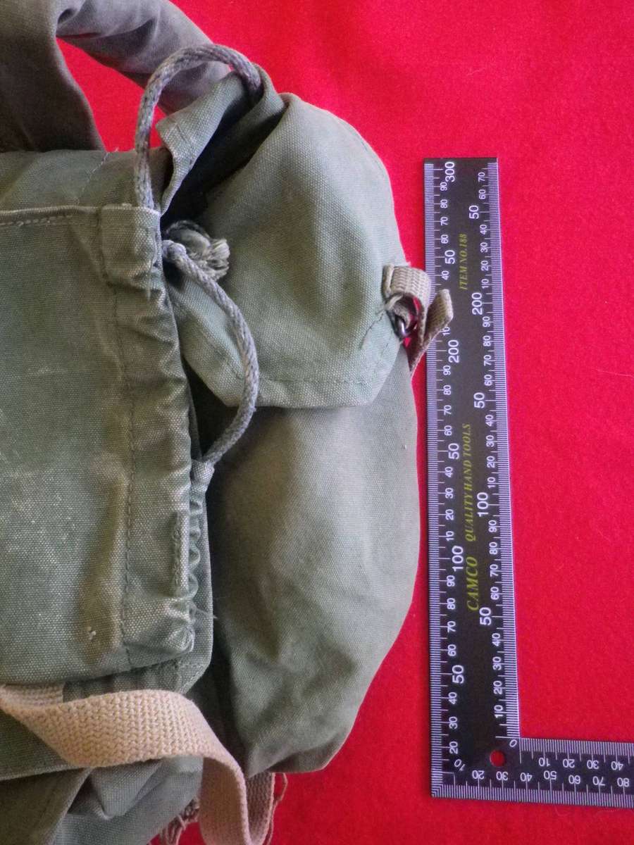 RHODESIAN ARMY SMALL SIZE P69 RUCKSACK - UNCOMMON - BELONGED TO A SELOUS SCOUT (244)