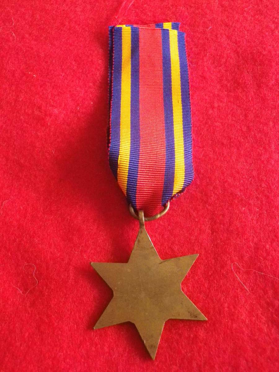BRITISH & COMMONWEALTH - WW2 BURMA STAR - FULL SIZE  - UN-NAMED    (4060)