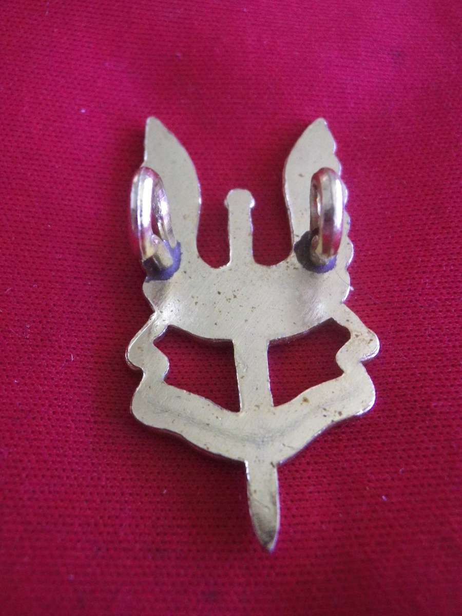 RHODESIAN SAS - OR'S ANODISED BERET BADGE              (5043)