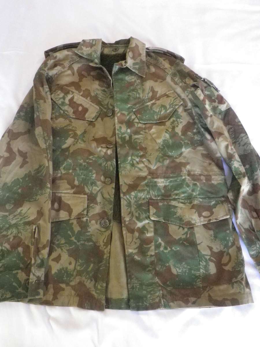 SAP 2ND PATT. CAMMO JACKET + LINING MADE MARBURG - SIZE SMALL -  SIZES BELOW (451)