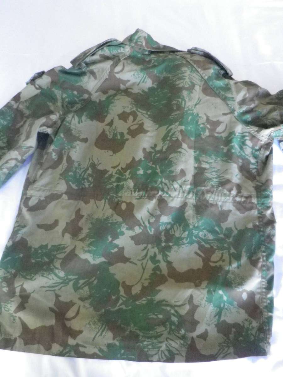 SAP 2ND PATT. CAMMO JACKET + LINING MADE MARBURG - SIZE SMALL -  SIZES BELOW (451)