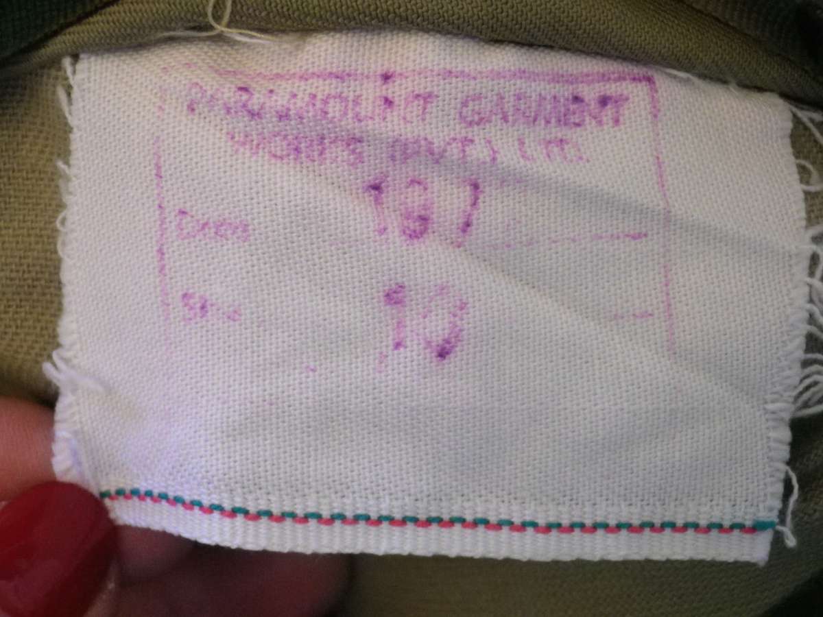 RHODESIAN ARMY - CAMMO TROUSERS - MADE PARAMOUNT - GOOD CONDITION     (8695)