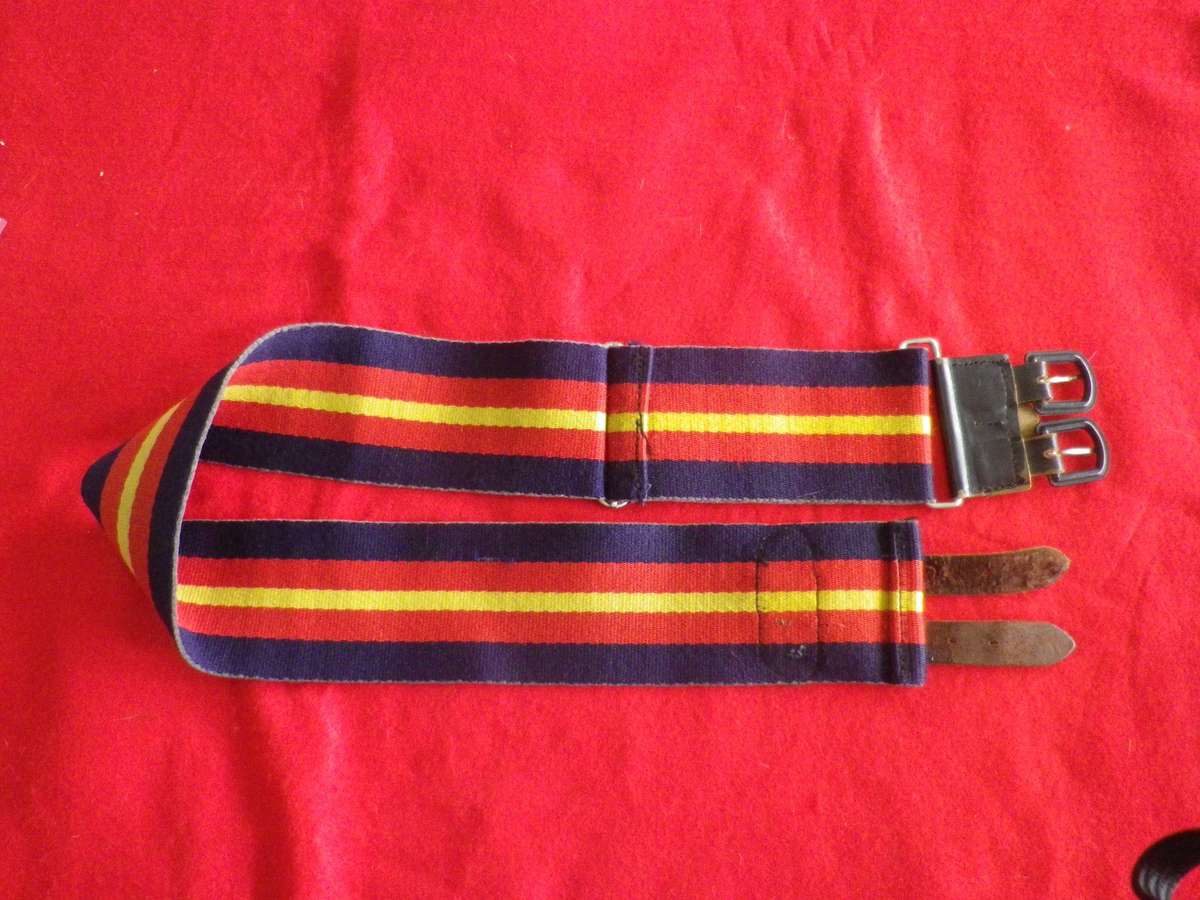 RHODESIAN ARMY SERVICES CORPS STABLE BELT - MAX LENGTH 97CM/38"     (271)