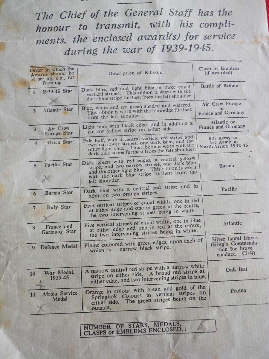 SAUF - WW2 MEDAL GROUP OF 5 TO 562278 D.C. SANDERS - READ BELOW   (4236)