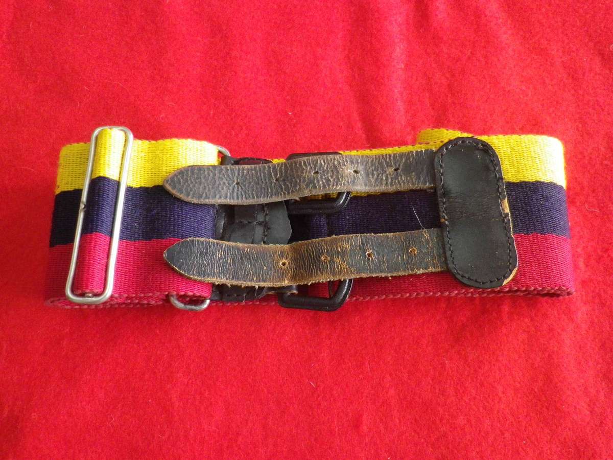 RHODESIAN MEDICAL CORPS STABLE BELT , EARLY WEAVE - SCARCE - MAX LENGTH 81CM/32"     (270)