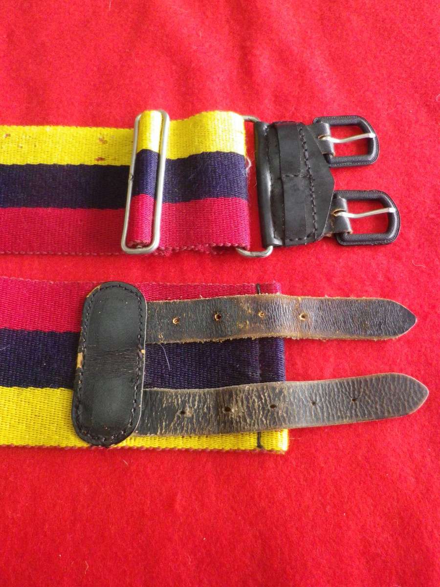 RHODESIAN MEDICAL CORPS STABLE BELT , EARLY WEAVE - SCARCE - MAX LENGTH 81CM/32"     (270)