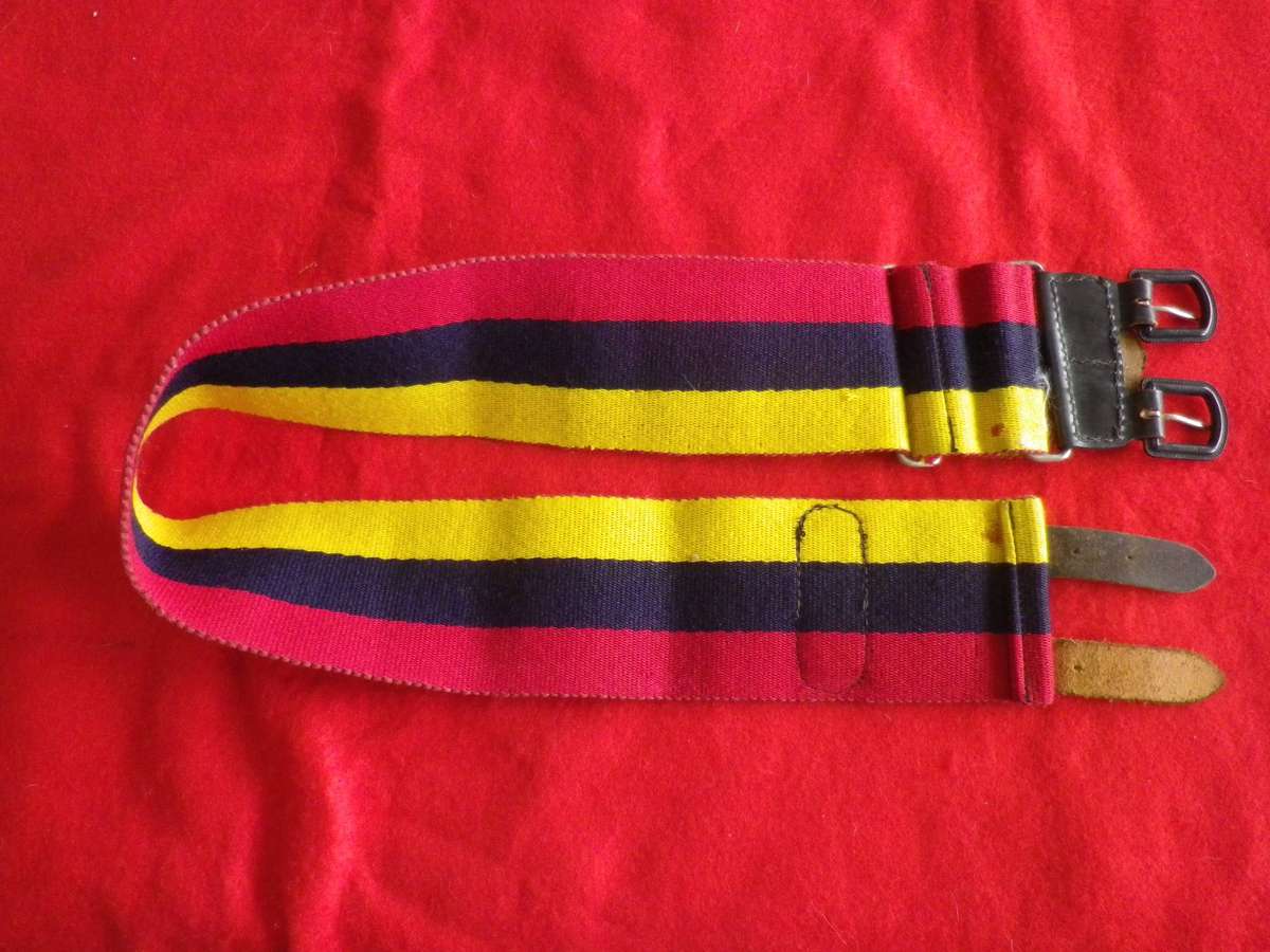 RHODESIAN MEDICAL CORPS STABLE BELT , EARLY WEAVE - SCARCE - MAX LENGTH 81CM/32"     (270)
