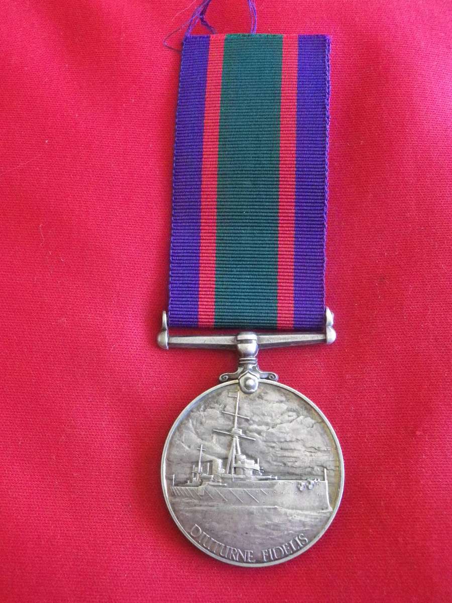 BRITISH & COMMONWEALTH GVI ROYAL NAVY LSGC MEDAL - RECIPIENTS NAME ERASED -  (4023)