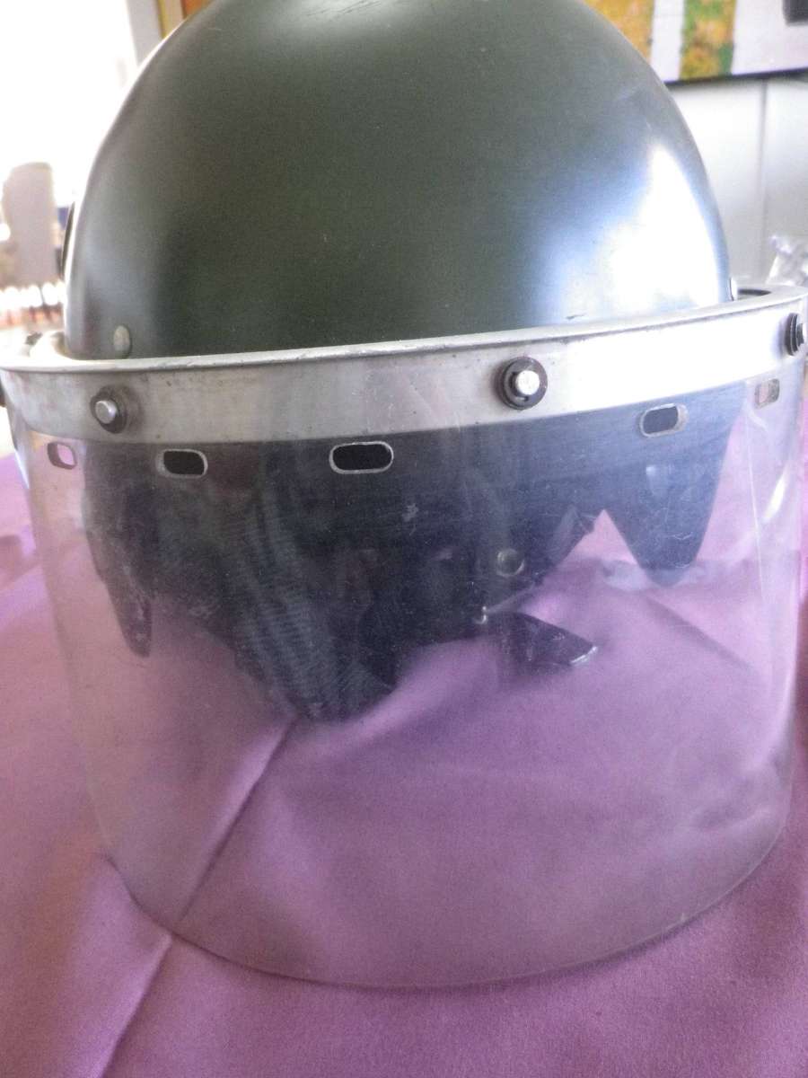 SAP RIOT HELMET - MADE GARD-RITE JOHANNESBURG                (459)