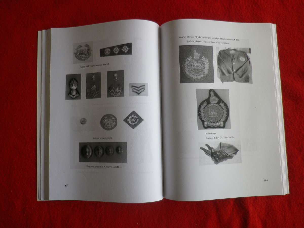 "EVERYWHERE BUT AT HOME - RHODESIAN CORPS OF ENGINEERS" BY ALF HERBST SA 200Pgs - INSCRIBED   (8656)