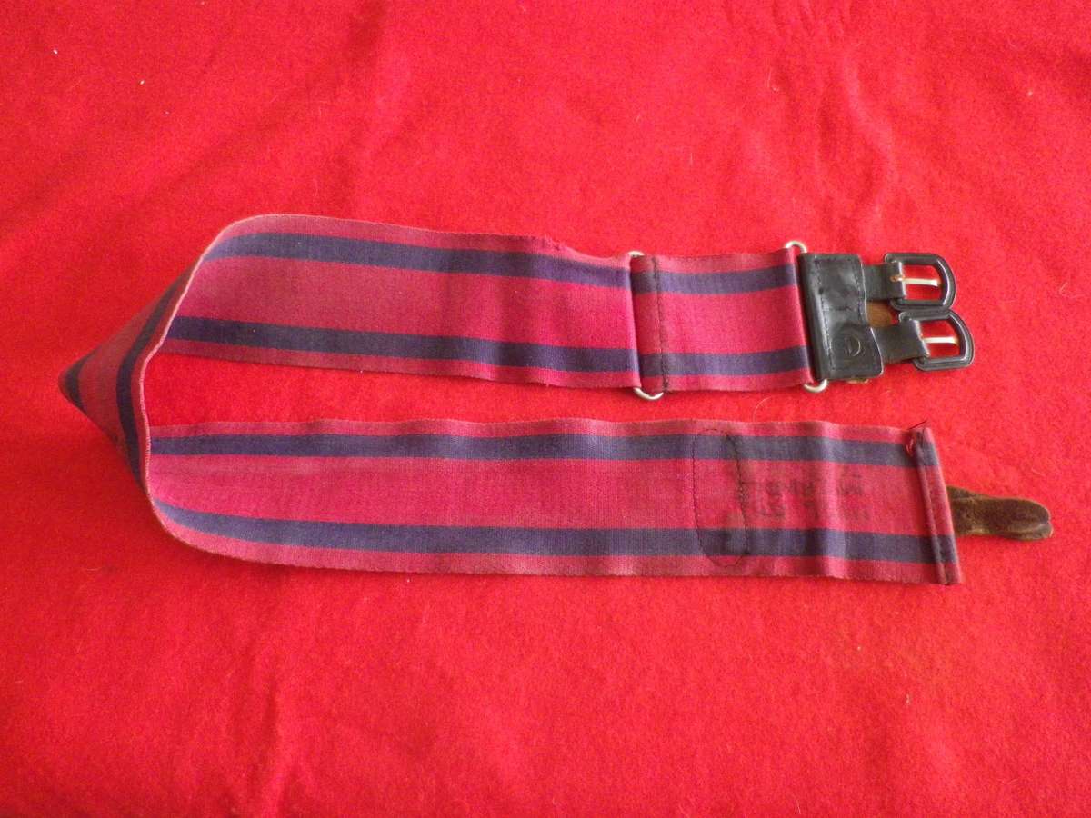 RHODESIAN ENGINEERS STABLE BELT- INSCRIBED  -  MAX LENGTH 87CM/34"     (258)