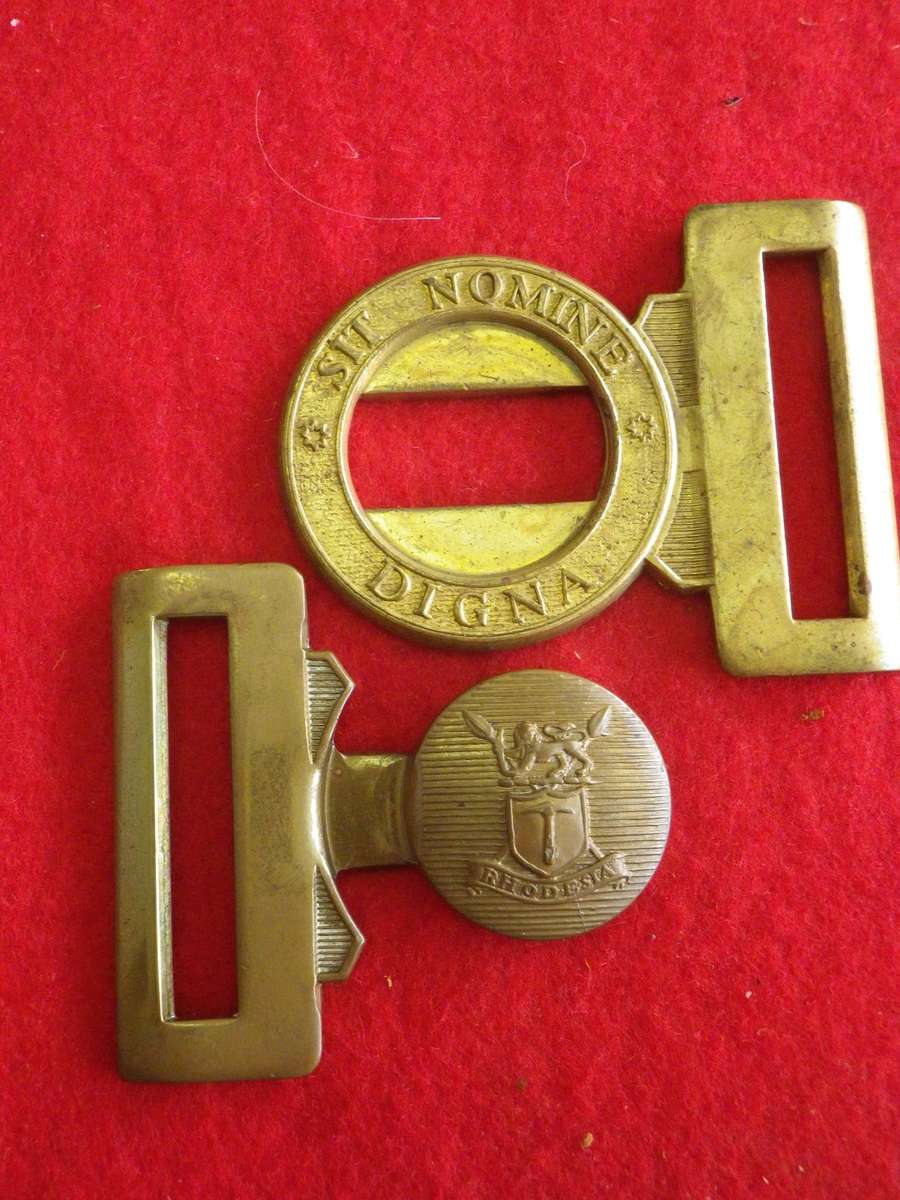 RHODESIAN ARMY -   BRASS PARADE  BELT BUCKLE     (274)
