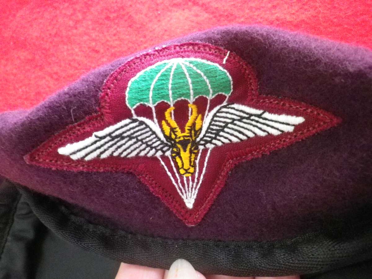 SANDF - PARA BERET - MADE STEPAHEAD - SIZE 63         (8648)