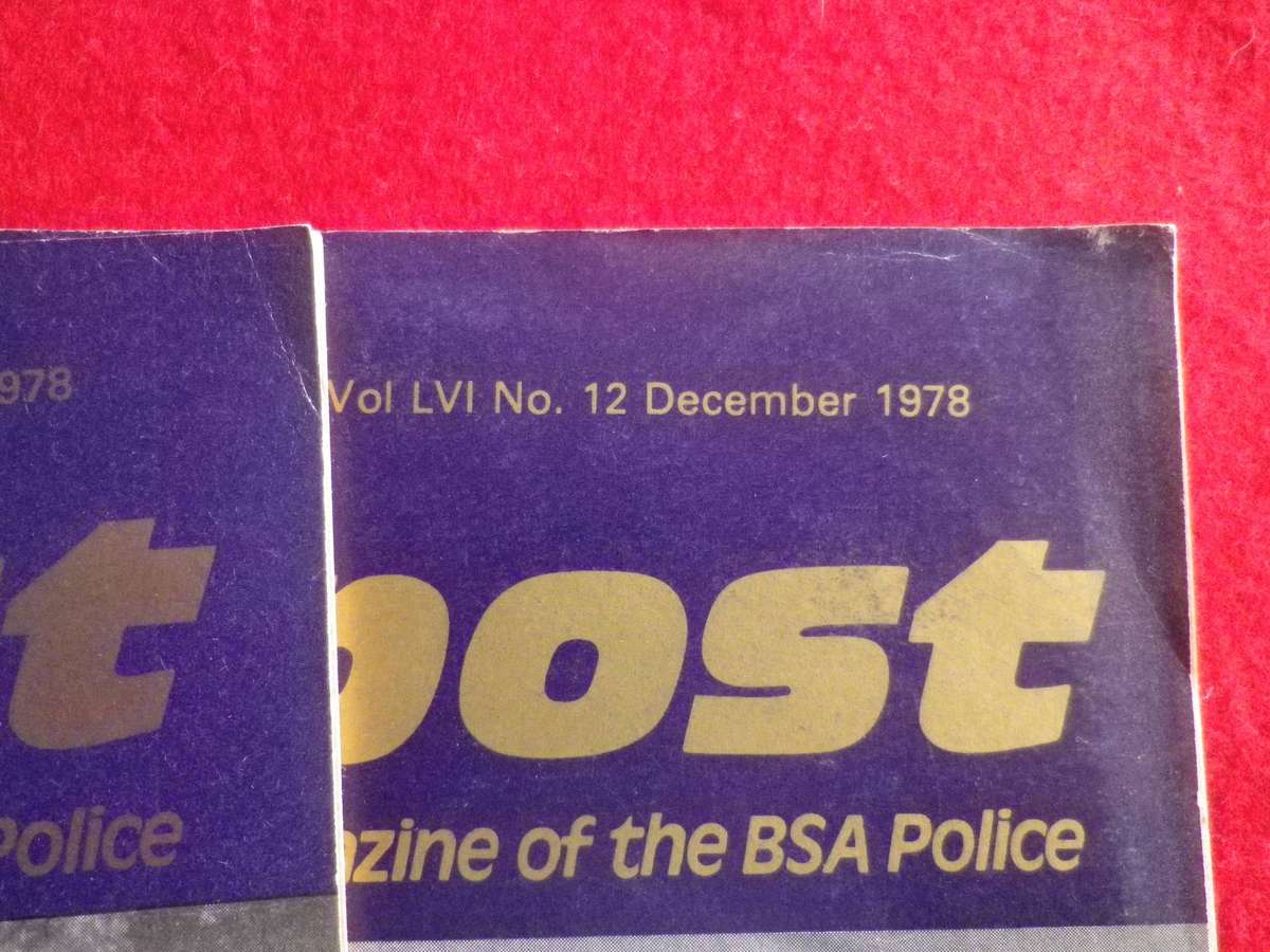 RHODESIA BSAP - OUTPOST MAGAZINES  - 10 X 1978   (MISSING  APRIL + NOVEMBER )     (432)
