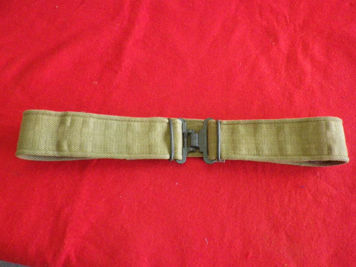 RHODESIAN ARMY - P69 WEB BELT - INSCRIBED MAX LENGTH 97CM/38