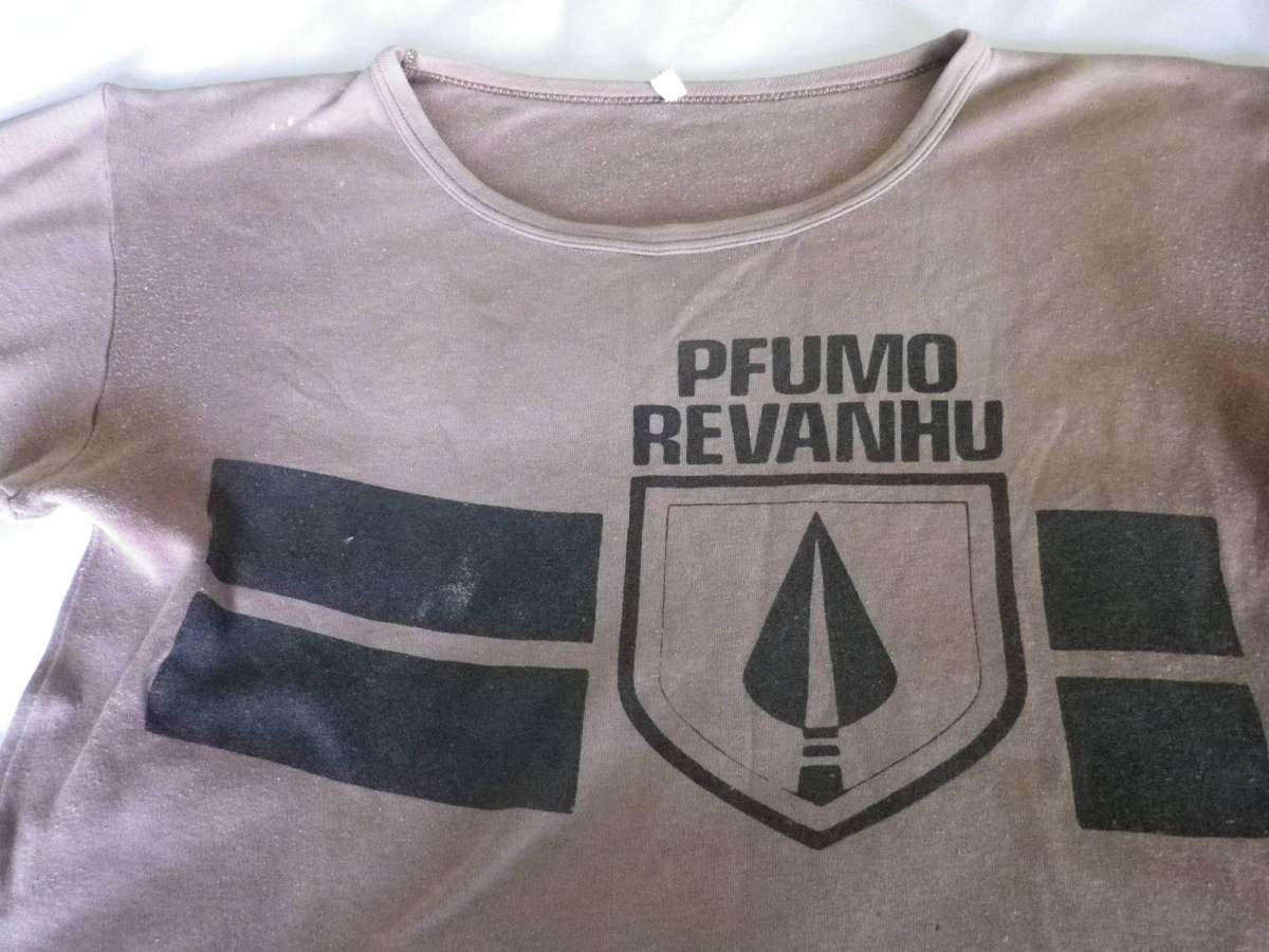 RHODESIAN SFA / PFUMO RE VANHU ISSUED TEE SHIRT - SIZE L - GOOD CONDITION   (498)