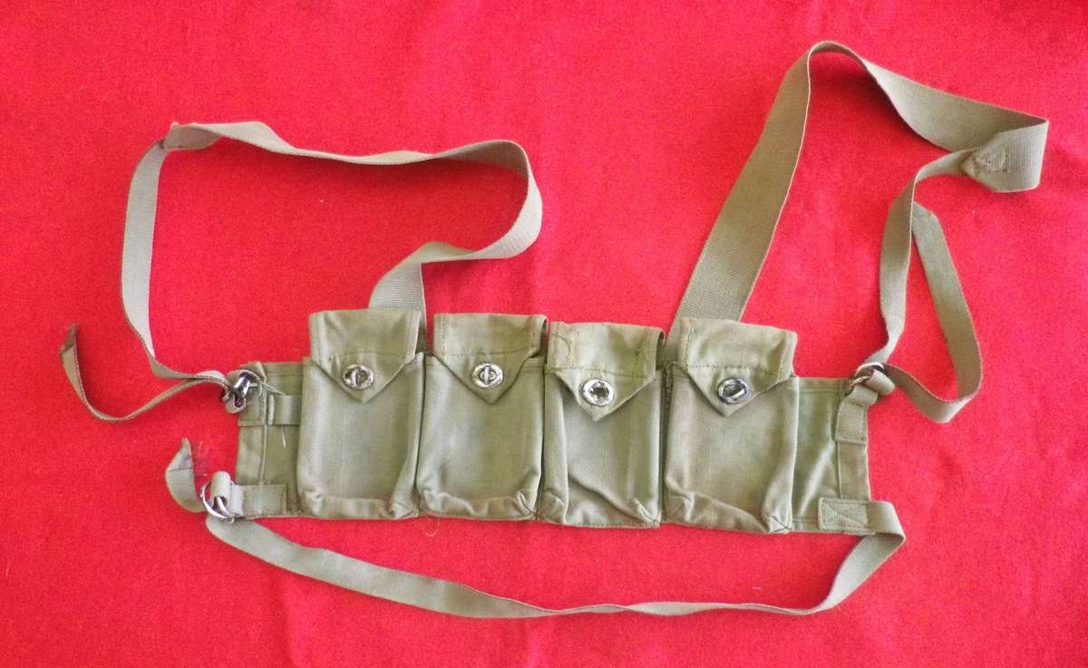 RHODESIAN ARMY - CHEST RIG - 4 CELL - MADE SHARP END SUPPLIES - (264)