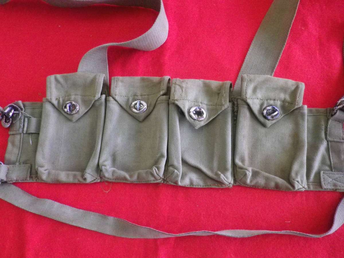 RHODESIAN ARMY - CHEST RIG - 4 CELL - MADE SHARP END SUPPLIES - (264)