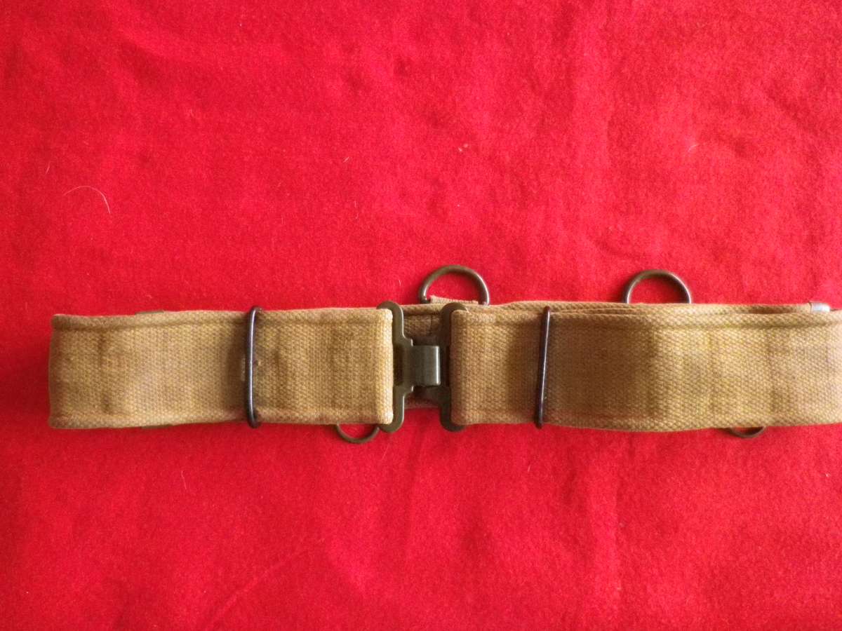 RHODESIAN ARMY - P69 WEB BELT  - MAX LENGTH 97cm/38"   (8995)