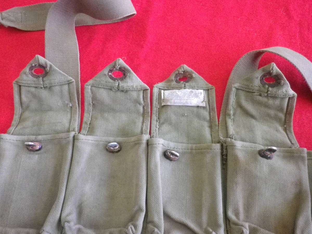 RHODESIAN ARMY - CHEST RIG - 4 CELL - MADE SHARP END SUPPLIES - (264)
