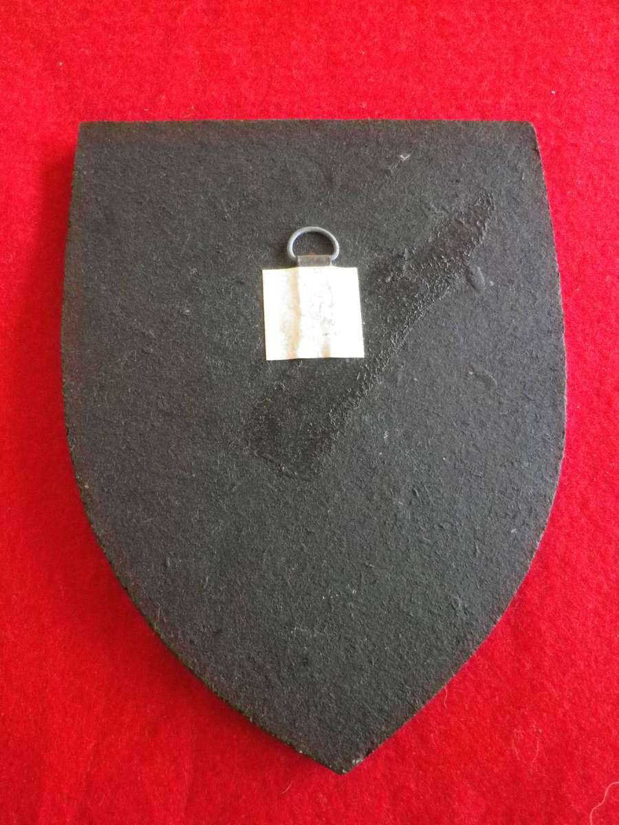 RHODESIA - EARLY BSAP SUPPORT UNIT PLAQUE - SCARCE WITH 1ST PATT. EMBLEM   (414)