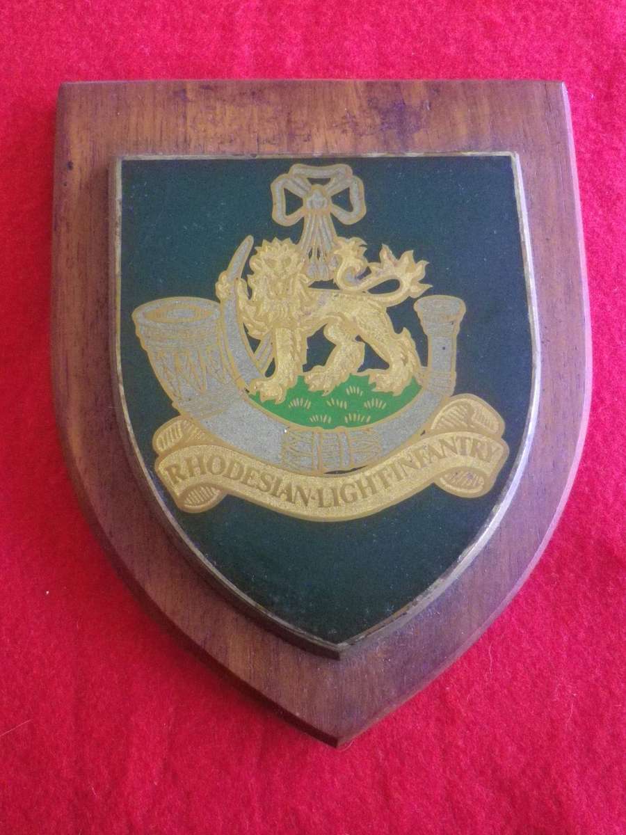 RHODESIAN LIGHT INFANTRY (RLI) PLAQUE          (411)