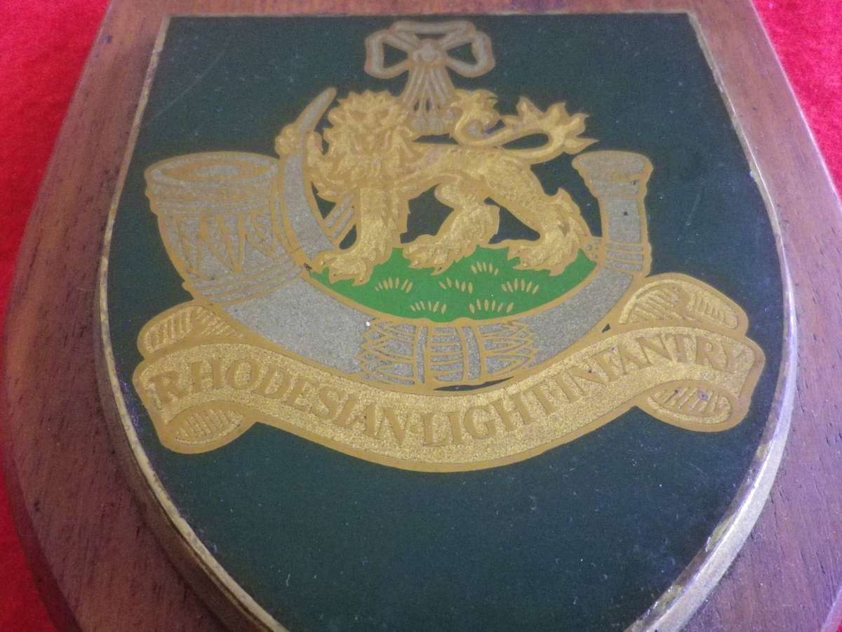 RHODESIAN LIGHT INFANTRY (RLI) PLAQUE          (411)