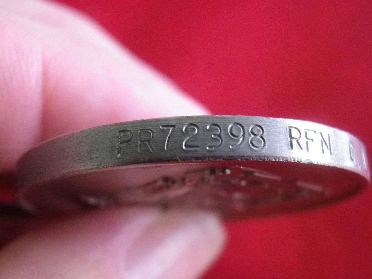 RHODESIAN FULL SIZE GENERAL SERVICE MEDAL (RhGSM) TO PR72398 RFN C.A. BURNETT - UNRESEARCHED  (186)