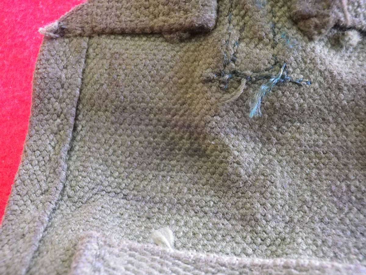 RHODESIAN ARMY - P69 CAMMO PAINTED AMMO POUCH - BELONGED TO A SELOUS SCOUT     (265)