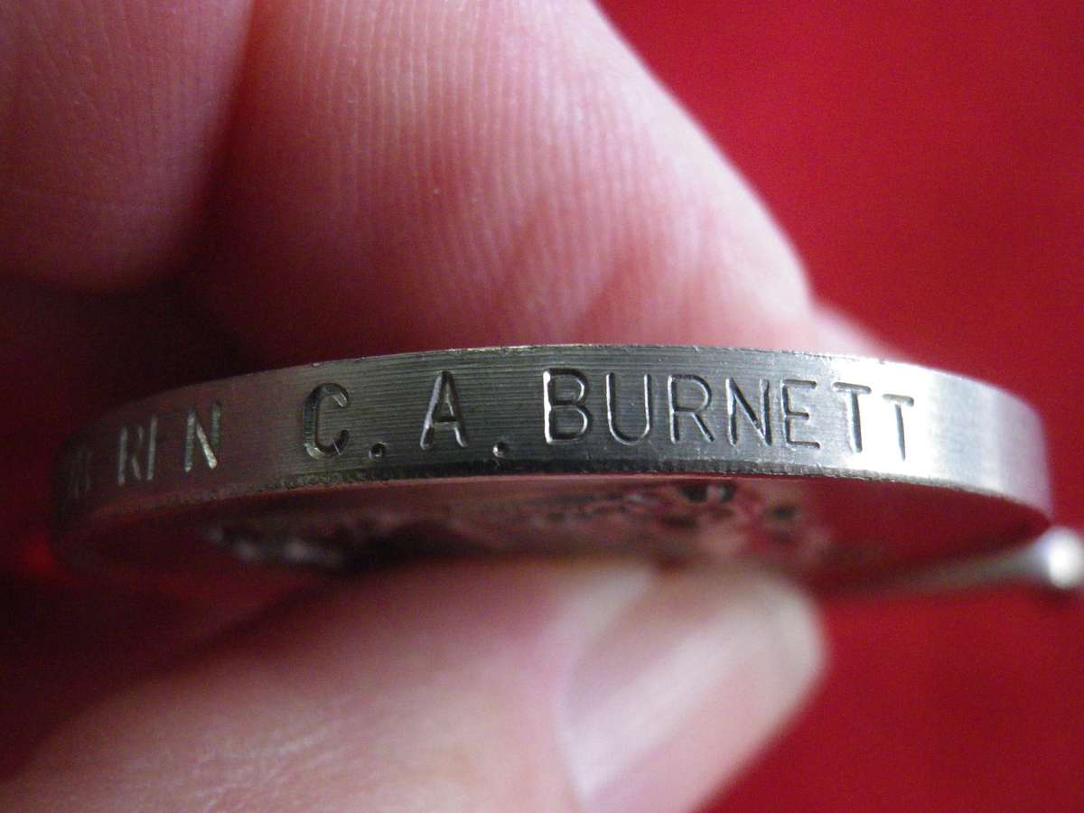 RHODESIAN FULL SIZE GENERAL SERVICE MEDAL (RhGSM) TO PR72398 RFN C.A. BURNETT - UNRESEARCHED  (186)