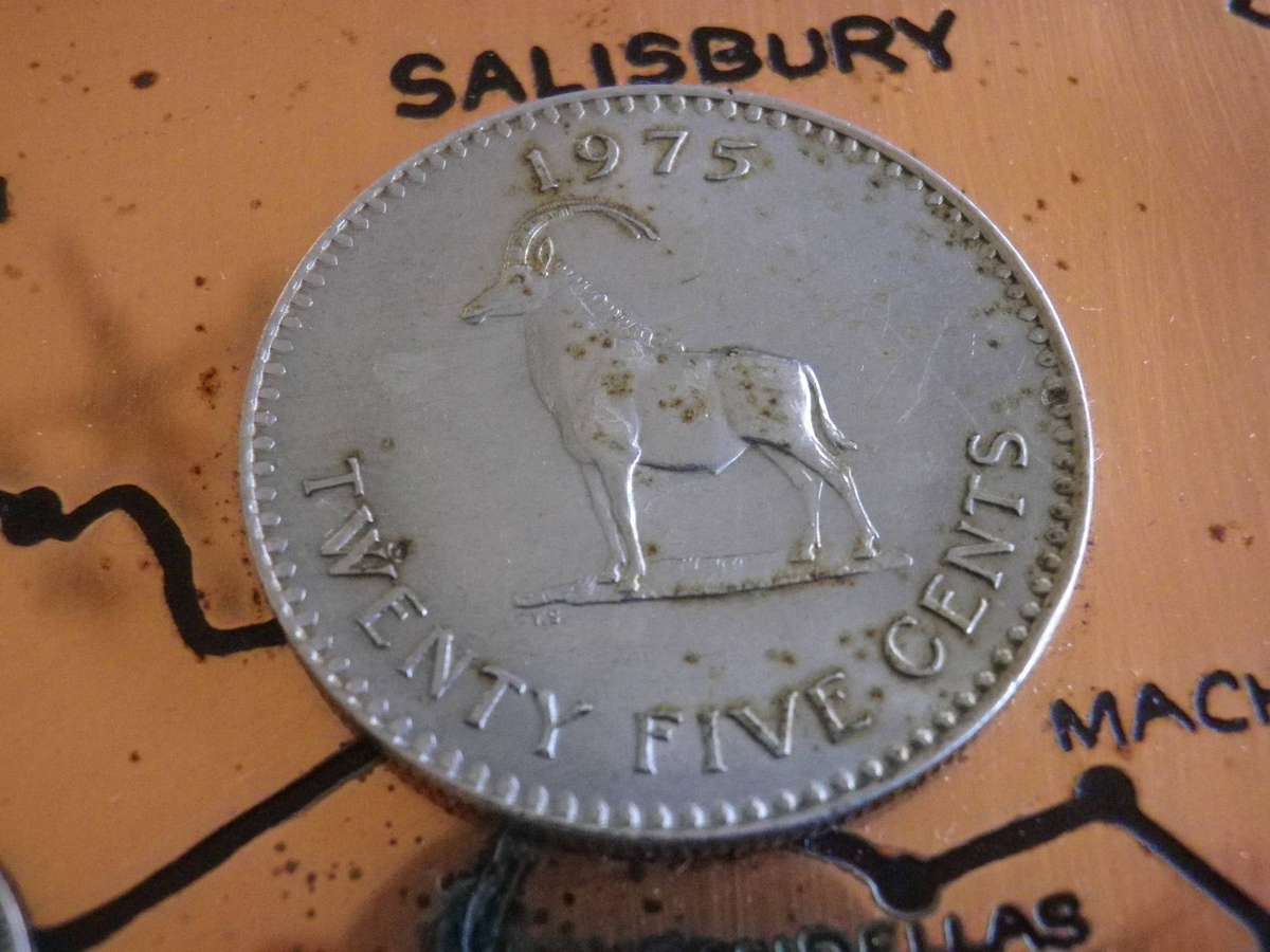 RHODESIA - LARGE PRIVATELY MADE PERIOD PLAQUE.  UNIQUE - SIZE 23 x 35cm - READ BELOW  (406)