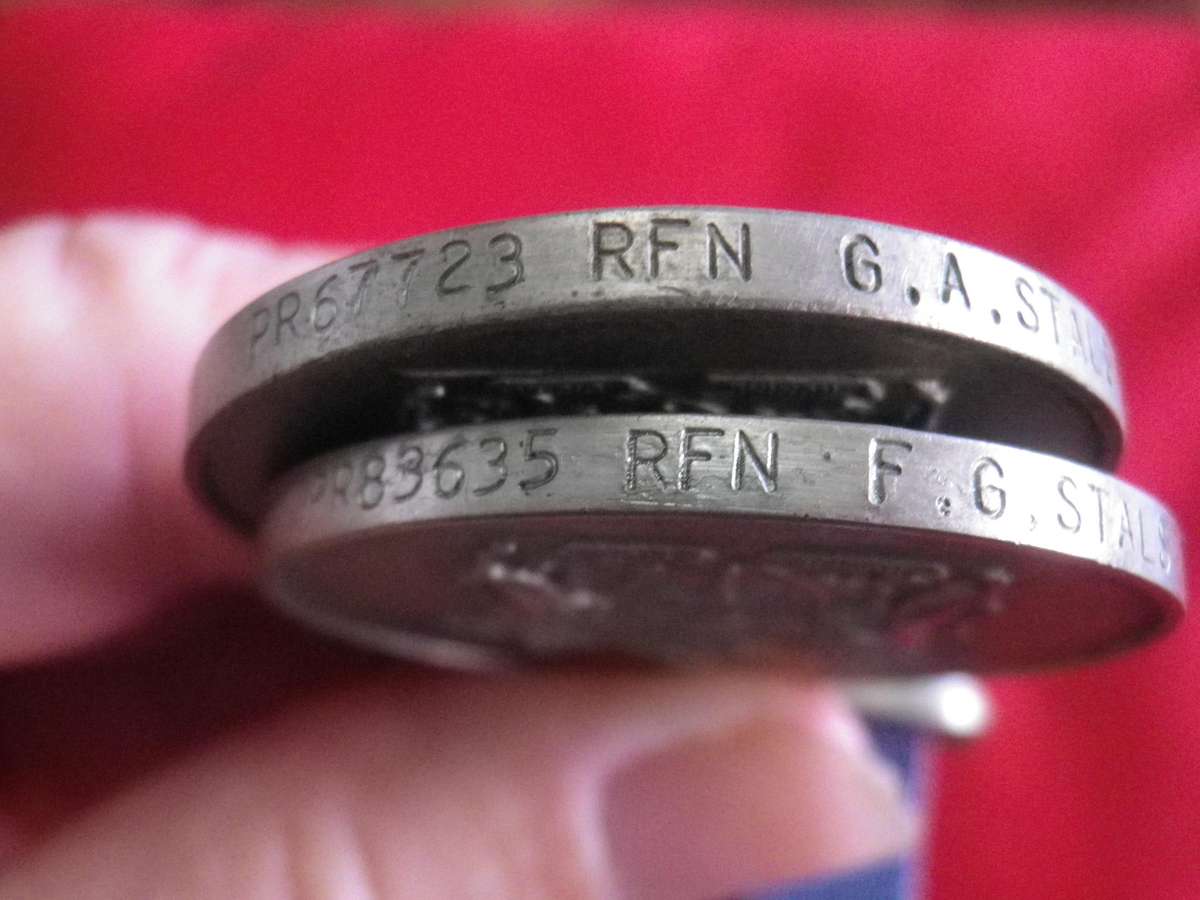 RHODESIAN PAIR OF FULL SIZE GENERAL SERVICE MEDAL (RhGSM) TO FAMILY GROUP STALS - SEE BELOW  (188)