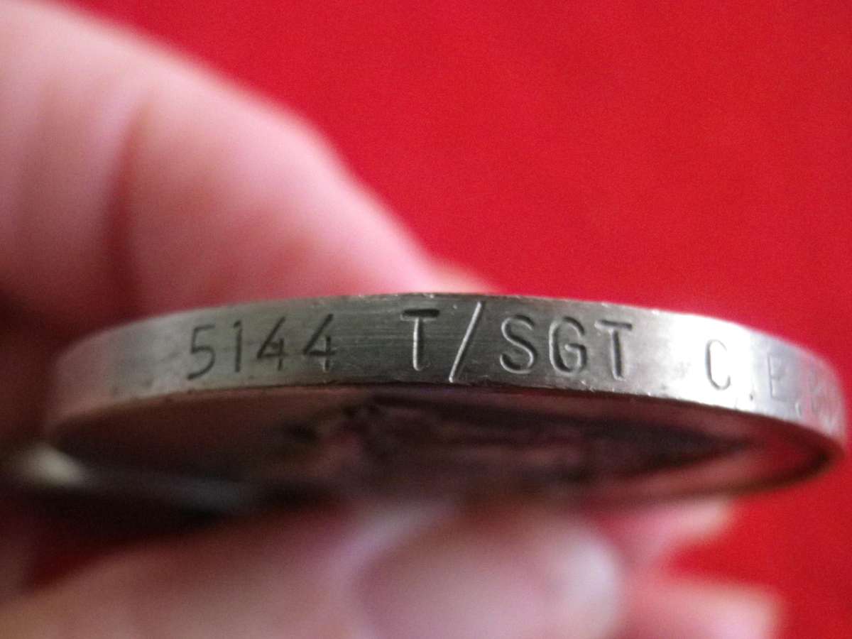 RHODESIA - FULL SIZE GENERAL SERVICE MEDAL (GSM)  TO 5144 T/SGT C.E. BUREE   -  SEE BELOW (159)