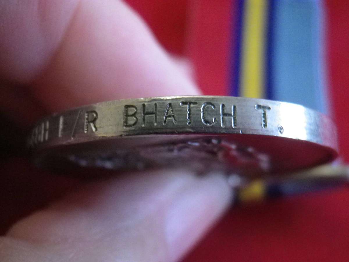 RHODESIAN FULL SIZE GENERAL SERVICE MEDAL (RhGSM) TO 383648H F/R BHATCH T.  -UNRESEARCHED      (216)