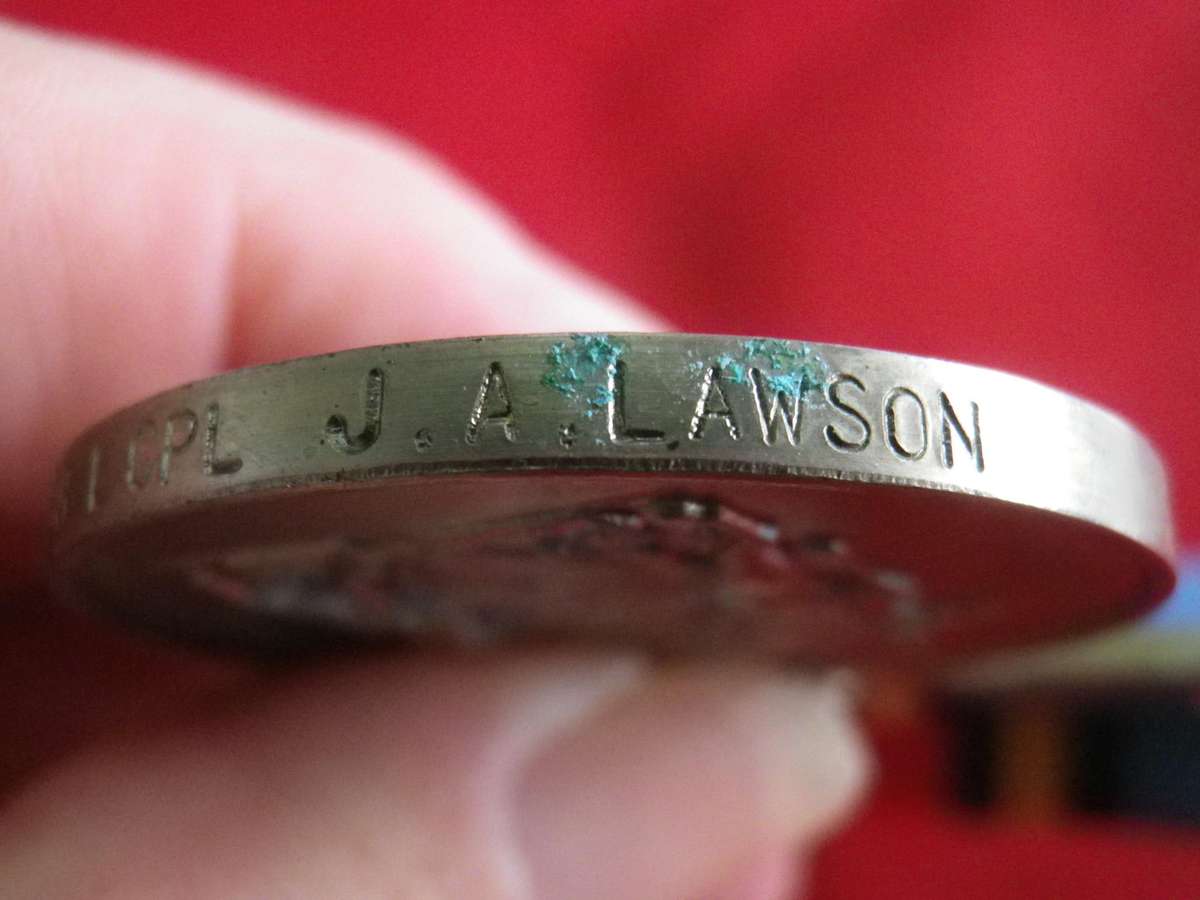 RHODESIAN FULL SIZE GENERAL SERVICE MEDAL (RhGSM) TO 770138 L CPL J.A.LAWSON SEE BELOW (182)
