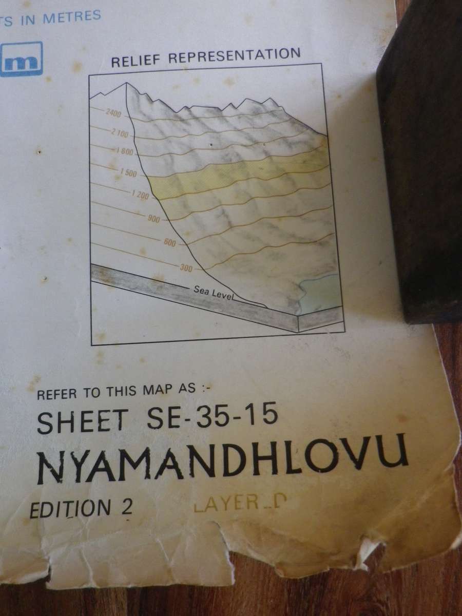 RHODESIA 3 X ORIGINAL MAPS - CHIBI, PELENDABA + NYAMANDHLOVU - SEE PICS - CONDITION ISSUES  (8958)