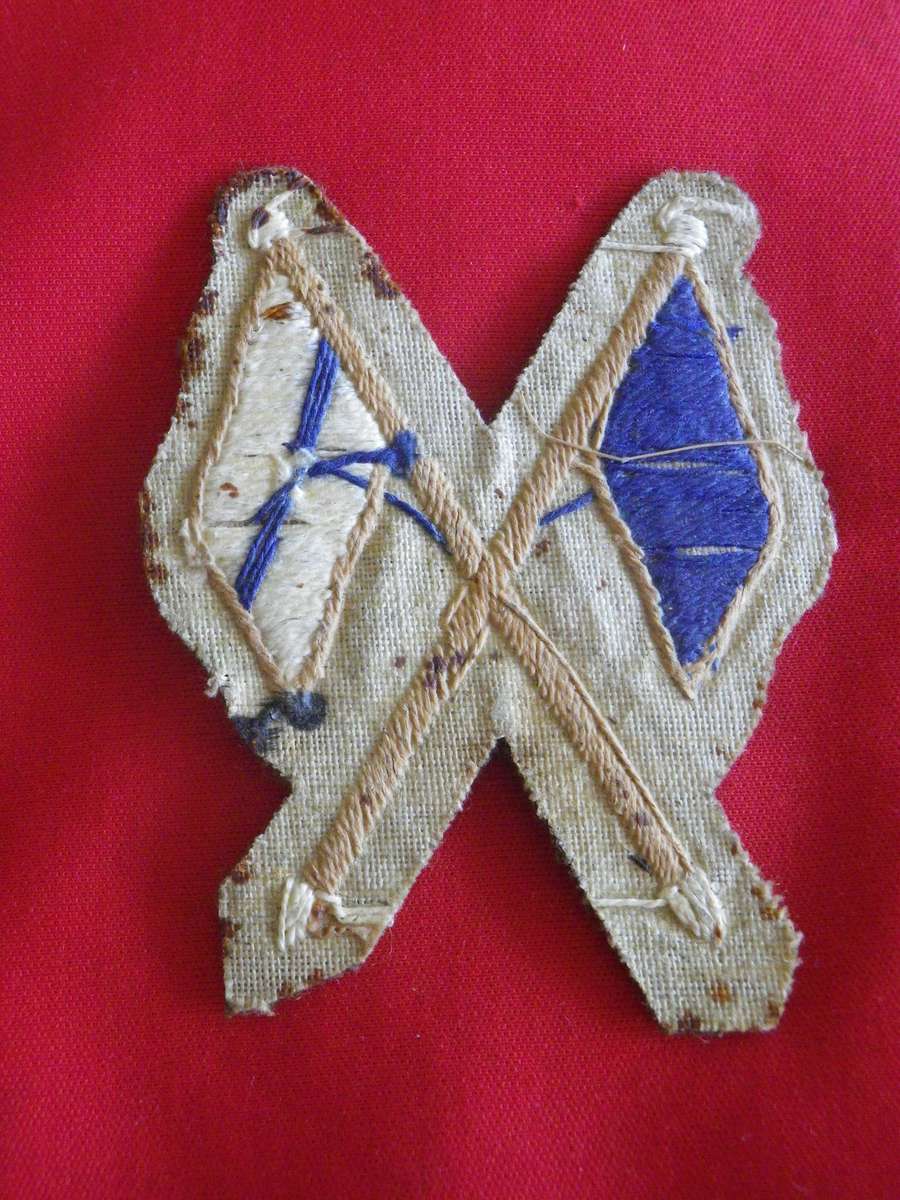 RHODESIAN ARMY - SIGNALLERS EMBROIDERED SLEEVE BADGE - PRE 1971    (5004)