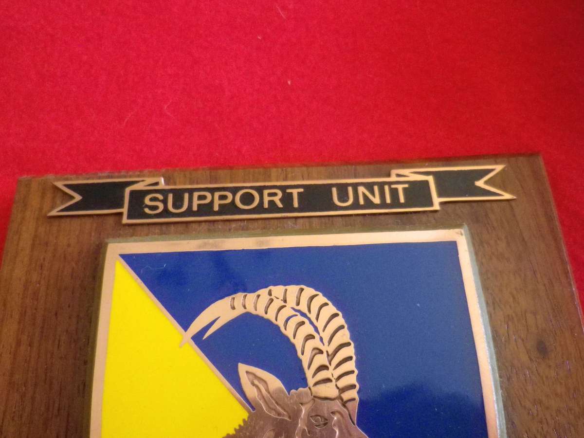 RHODESIA - BSAP SUPPORT UNIT "CHARLIE TROOP " PLAQUE - SCARCE   (8944)