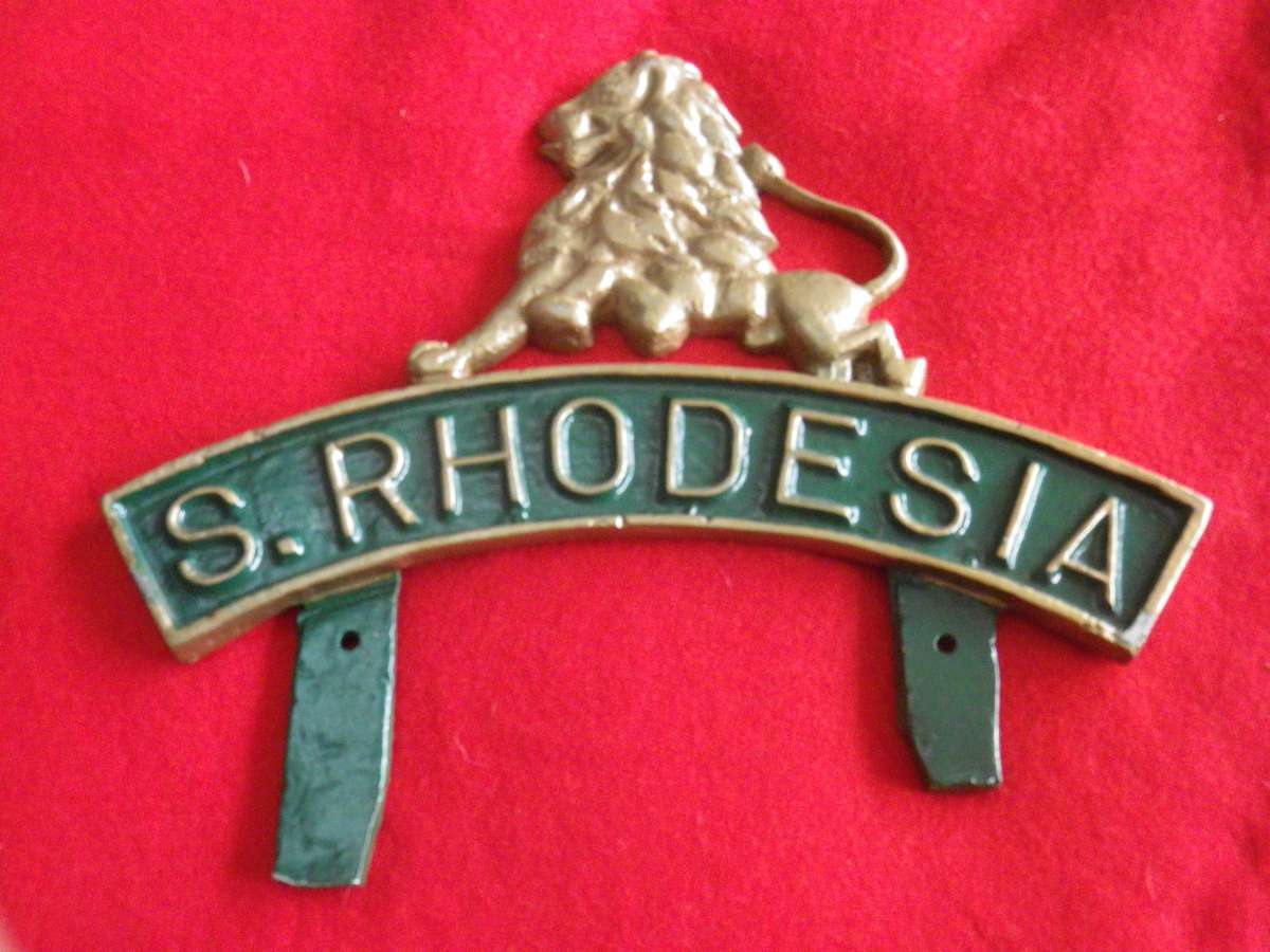SOUTHERN RHODESIA - EARLY VEHICLE MASCOT - SCARCE - MAX WIDTH 25.5CM     (304)