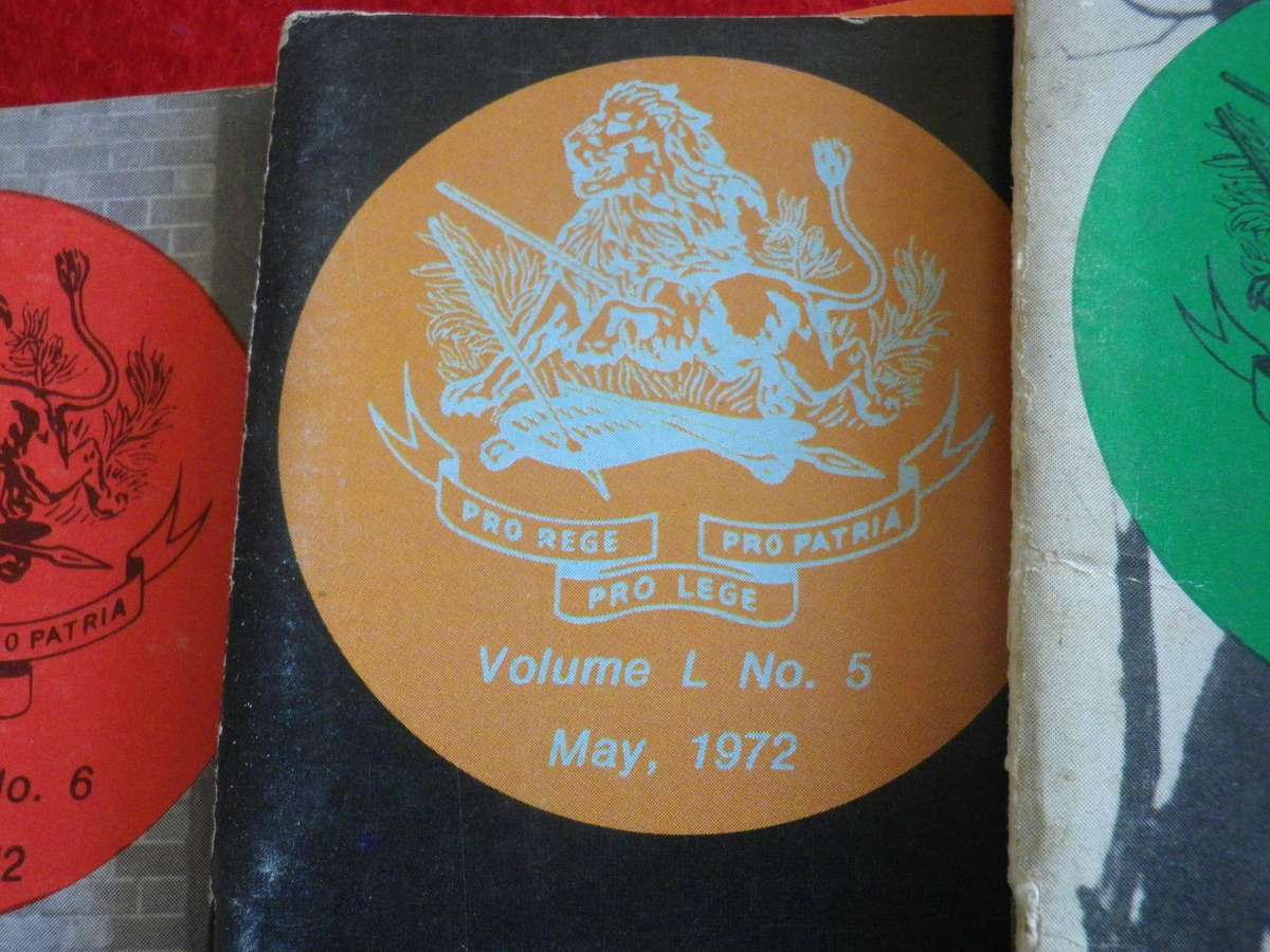 RHODESIA BSAP - OUTPOST MAGAZINES 1972 - ALL 12 MONTHS     (358)