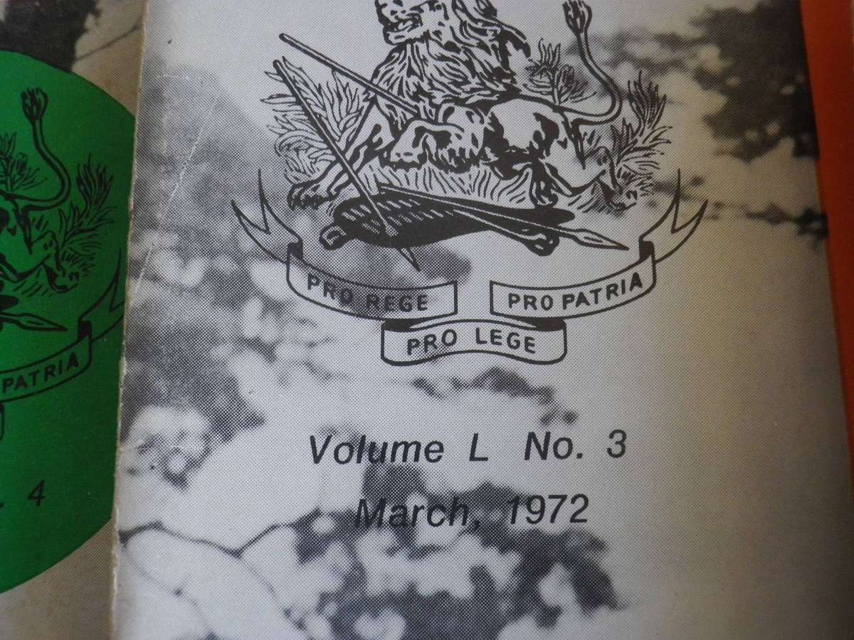 RHODESIA BSAP - OUTPOST MAGAZINES 1972 - ALL 12 MONTHS     (358)
