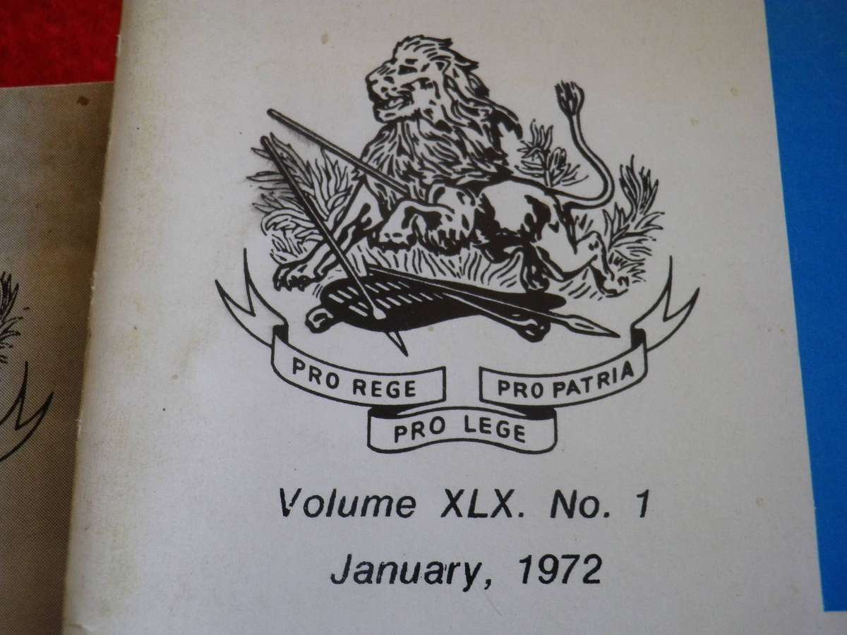 RHODESIA BSAP - OUTPOST MAGAZINES 1972 - ALL 12 MONTHS     (358)