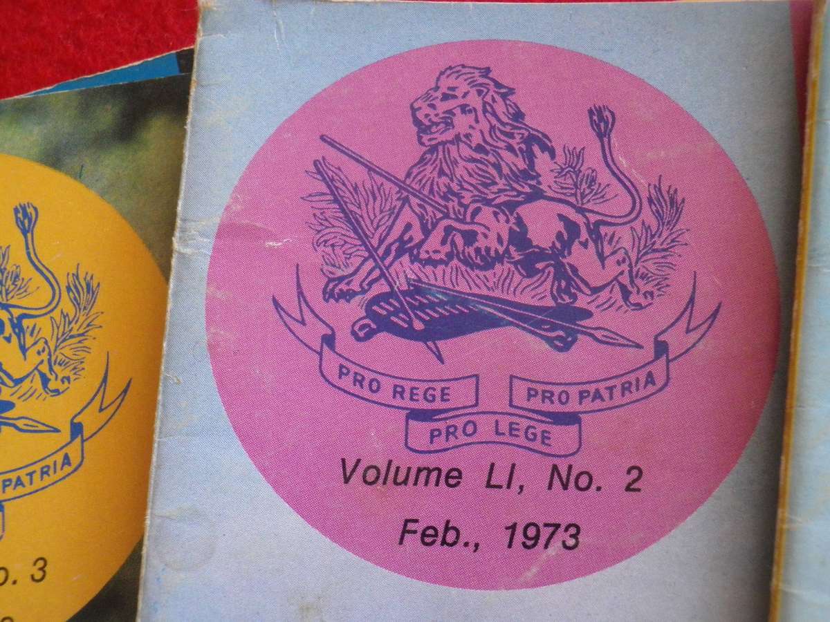 RHODESIA BSAP - OUTPOST MAGAZINES 1973 - ALL 12 MONTHS     (359)